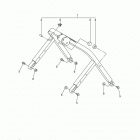 FX NYTRO XTX 1.75 FX10XT75EL/FX10XT75EB Кронштейн крепления (паук рулевой)