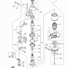 F115JA/F115XA/F115LA 0114 ПУСКОВОЙ ЭЛЕКТРОДВИГАТЕЛЬ