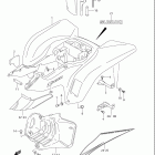 LT Z400,Z QuadSport Z400 Rear fender (model k3 / k4)