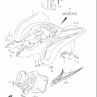 LT Z400,Z QuadSport Z400 Rear fender (model k7)