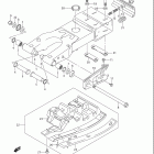 LT Z400,Z QuadSport Z400 Rear swinging arm (model k4 / k5 / k6 / k7)