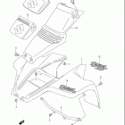 LT80 QUADSPORT Front fender (model k2 / k3 / k4)
