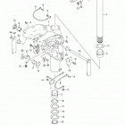 DF40A 50A 60A 410001 Swivel bracket (df60a e03)