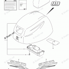 DF 9.9AL Engine Cover (DF9.9A P03)