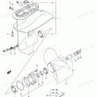 DF 9.9ARL КАРТЕР КОРОБКИ ПЕРЕДАЧ