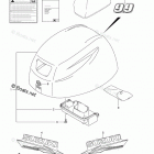DF 9.9ARL Engine Cover (DF9.9AR P03)