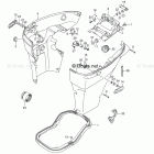 DF 140AZX БОКОВАЯ КРЫШКА