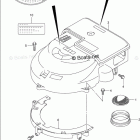 DF 150ZX Silencer / Ring Gear Cover (DF150T E03)