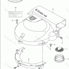DF 150ZX Silencer / Ring Gear Cover (DF150TG E03)