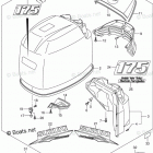 DF 175TGXZ Engine Cover (For 0EP) (DF175ZG E03)