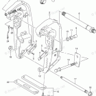 DF 200TXZW Clamp Bracket Transom(X) (DF200Z E03)