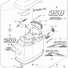 DF 250TXZ Engine Cover (DF250ST E03)