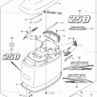 DF 250TXZ Engine Cover (For 0EP) (DF250T E03)