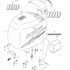 DF100 115 L2 Engine cover (df100t)