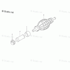 DF 300APX Fuel Hose