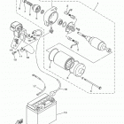 EF3000IS/EF3000ISEM/EF3000ISEB ПУСКОВОЙ ЭЛЕКТРОДВИГАТЕЛЬ