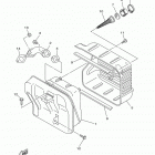 EF4000DEM/EF4000DM Выхлопная система