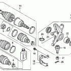 TRX420FM Front knuckle (4wd)