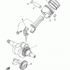EF6600DEC/EF5200DEC/YG5200DC/YG6600DEC/YG6600DC Коленчатый вал и Поршень