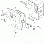 YG4000DX_DEC YG4000DEC/EF4000DEC Выхлопная система