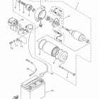 EF3000ISE/EF3000ISEB ПУСКОВОЙ ЭЛЕКТРОДВИГАТЕЛЬ