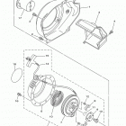 G9C4-0400126~_YP30TA Q9C5-500201~ YP40TA Q9C6-6001 YP20TA/YP40TA/YP30TA Air shroud starter 1 yp20ta