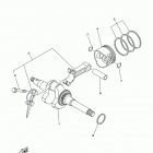G9C4-0400126~_YP30TA Q9C5-500201~ YP40TA Q9C6-6001 YP20TA/YP40TA/YP30TA Crankshaft piston 1 yp20ta