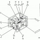 EG2200X Наклейки предупреждения