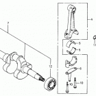 EM4000 Crankshaft@piston@rings