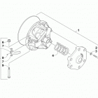 XF 6000 SNO PRO ES EARLY BUILD GREEN Привод сцепления