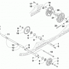 XF 8000 CROSS-COUNTRY SNO PRO 141 ORANGE Вспомогательные колеса