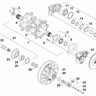 XF 8000 HIGH COUNTRY LTD 141 ORANGE Вал приводной трака и тормоза