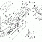 XF 8000 HIGH COUNTRY LTD 141 ORANGE Тунель ,задний бампер и брызговик