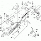 XF 8000 SNO PRO 137 GREEN Тунель ,задний бампер и брызговик