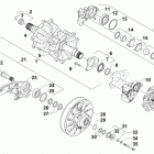 ZR 7000 SNO PRO RR EARLY BUILD GREEN Вал приводной трака и тормоза
