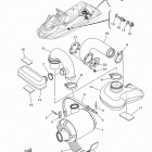 WAVERUNNER FX HO FB1800P Выхлопная система 3
