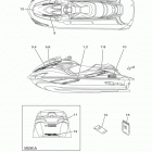 WAVERUNNER FZR GX1800P Наклейки