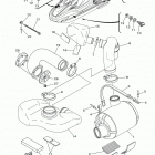 WAVERUNNER FZS GX1800AP Выхлопная система 3