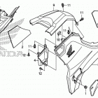 TRX420TE1 Side cover@tank cover