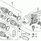 TRX500FM1 Front knuckle@front drive shaft