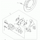 FJR1300A FJR13AFC/FJR13AF Задний тормозной суппорт