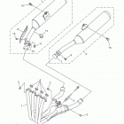 FJR1300ES FJR13ESFC/FJR13ESF Выхлопная система