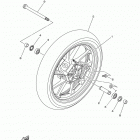 FZ07 FZ07FCR/FZ07FGY/FZ07FW/FZ07FCW/FZ07FR/FZ07FCGY Переднее колесо