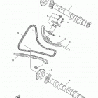 FZ09 FZ09FCGY/FZ09FCS/FZ09FY/FZ09FCY/FZ09FGY/FZ09FS Цепь механизма газораспределения