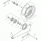 FZS1 FZS10FGY/FZS10FCGY Заднее колесо