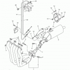 FZS1 FZS10FGY/FZS10FCGY Выхлопная система