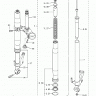 FZS1 FZS10FGY/FZS10FCGY Передняя вилка