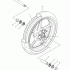 FZS1 FZS10FGY/FZS10FCGY Переднее колесо
