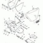 SR400 SR400FGY/SR400FCGY БОКОВАЯ КРЫШКА
