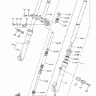 TTR110E TTR110EF Передняя вилка